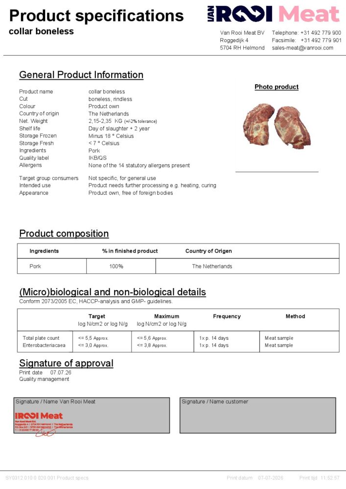 Technical Product Sheet 61064