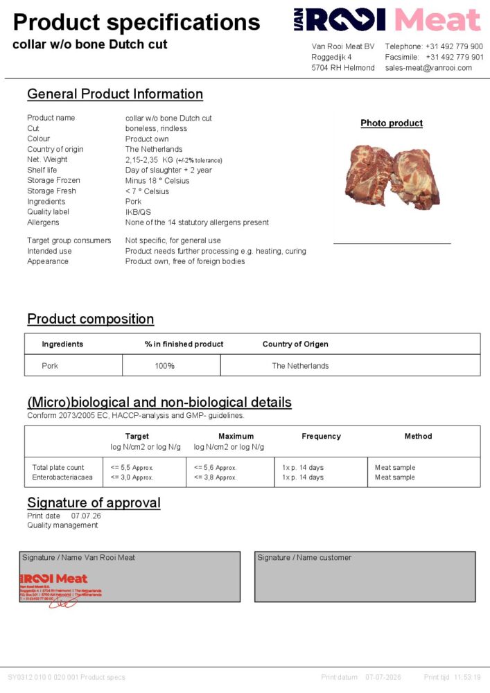 Technical Product Sheet 61502